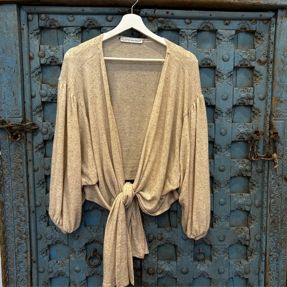 Beyond the Radar front tie cardigan - Picture 1 of 2